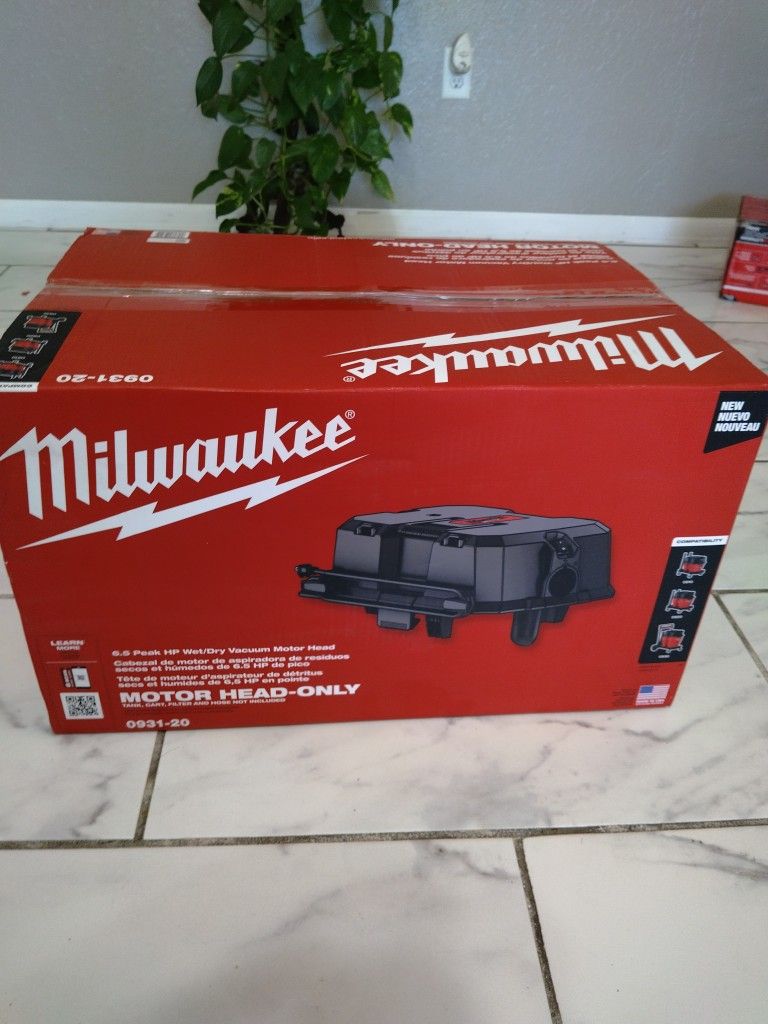 Milwaukee M18 6.5 Peak HP Wet Dry Vacuum Motor Head Only