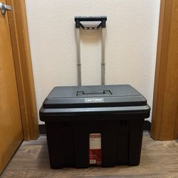Craftsman Sit/Stand/Tote Rolling Trunk