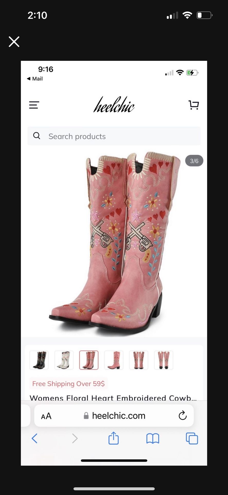 Pink Cowgirl Boot