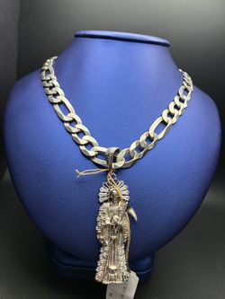 Silver Chain And Charm Combo