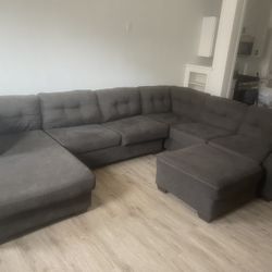 Charcoal 6-seat Sectional $1000 OBO 