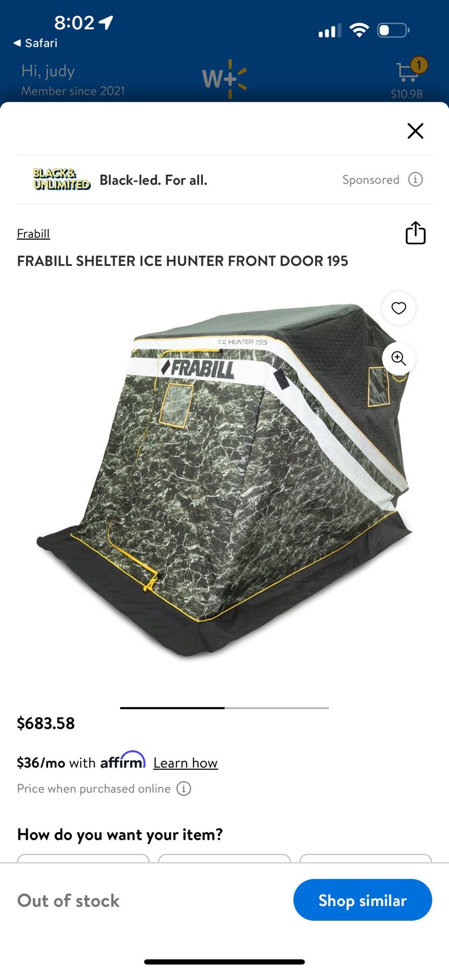 Frabill Ice Hunter 195