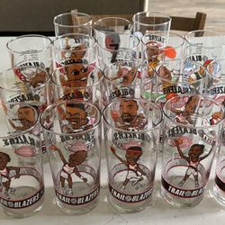 Trail Blazers Collectible Glasses (Dairy Queen)