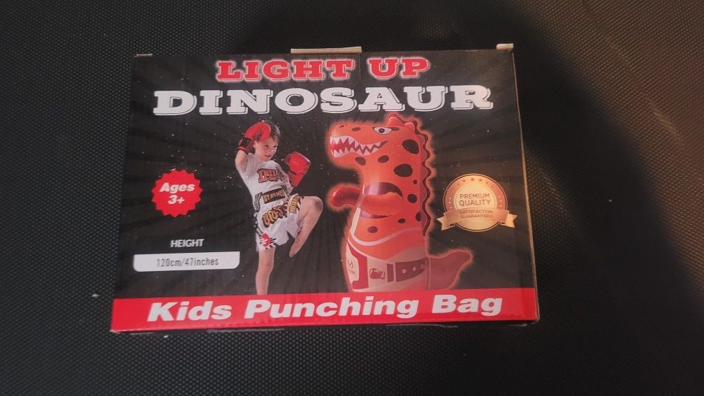 Light & Roar Dinosaur Punching Bag
