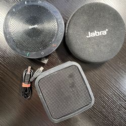 Lot If 2 wireless Bluetooth Speakers Jam & Jabra