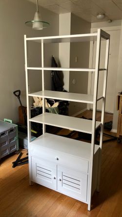 White shelf