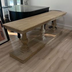 Wood Long Table Dining Table Mantle 