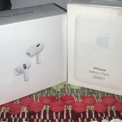 AirPods Pro  gen 2 and iPhone battery pack charger duo for $80 dollars