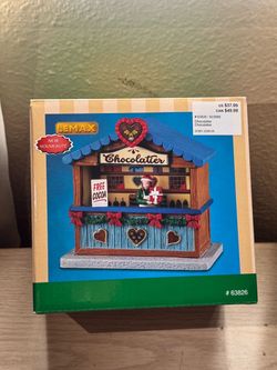 Lemax Caddington Village Accessory Chocolatier Colorful Shapes Collection 63826