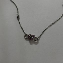 Pink sapphire Necklace