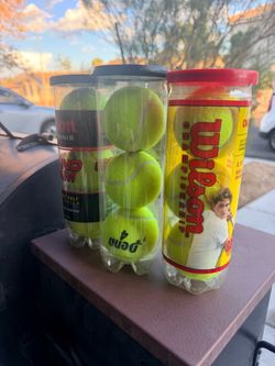 Tennis Balls 3 Sets of 3