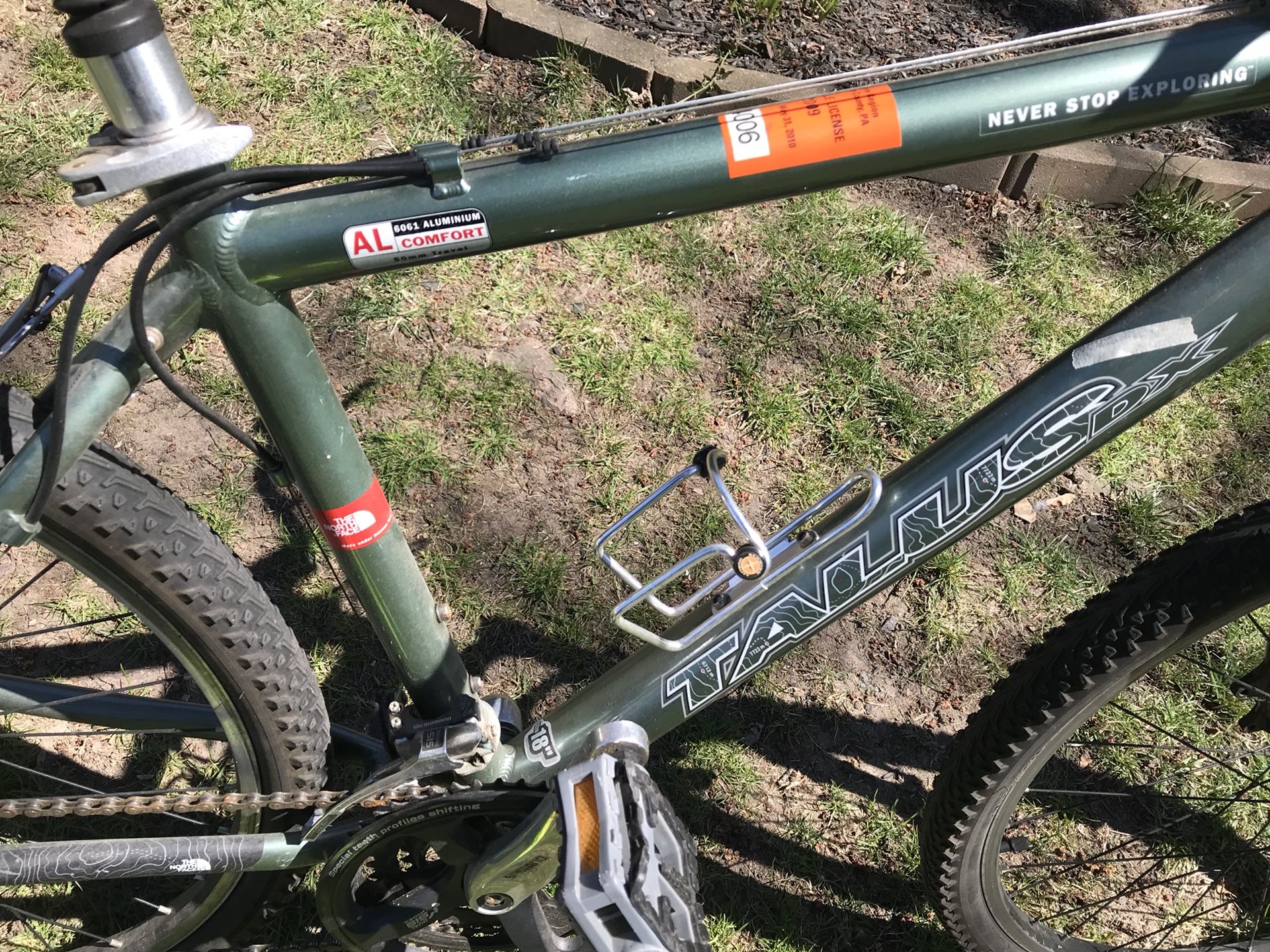 north face talus mountain bike