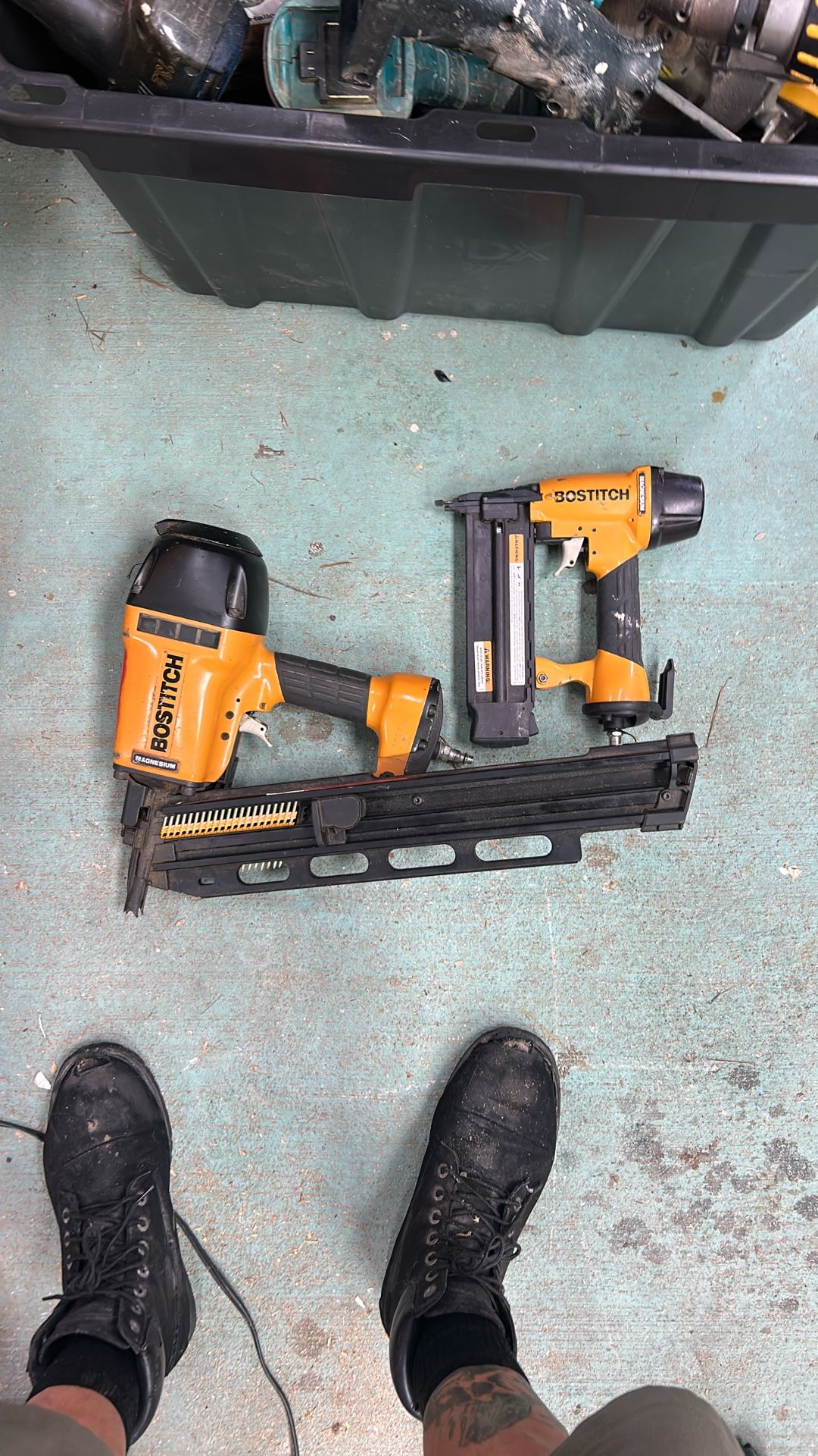 Bostitch Framing Nailer And Brad Nailer OBO