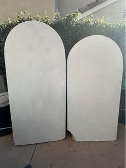 Wood backdrop Arches
