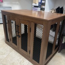 Wooden Dog Crate Kennel