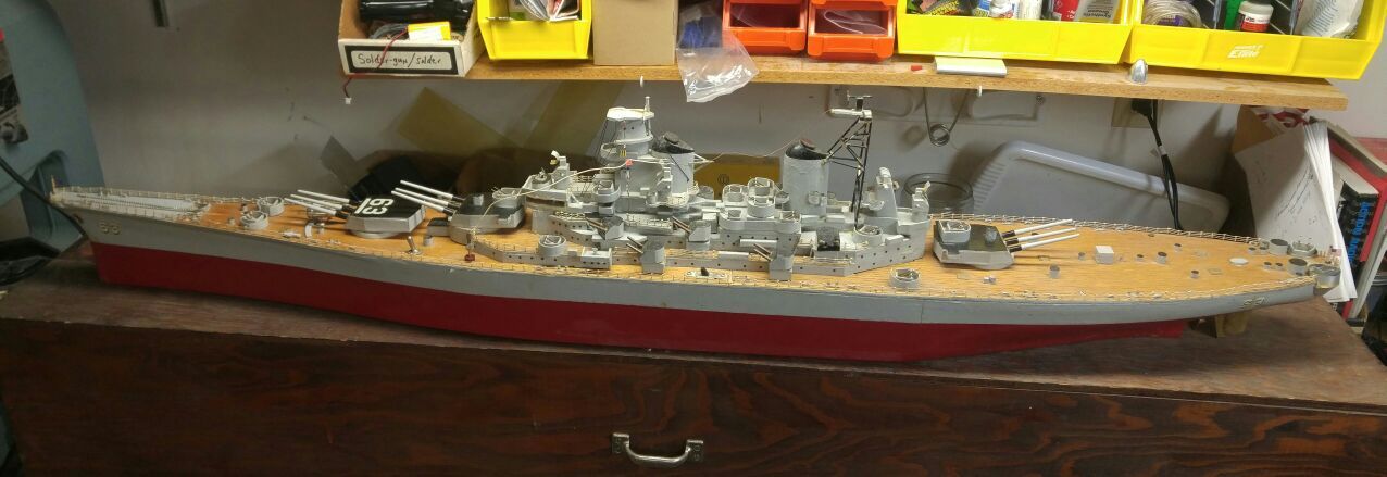 Radio Controlled USS Missouri boat