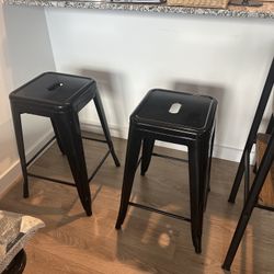 Bistro Style Bar Stool Metal