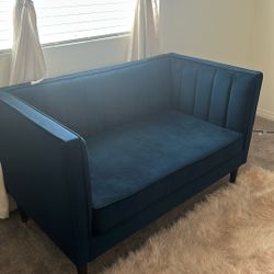 Blue Small Sofa Couch