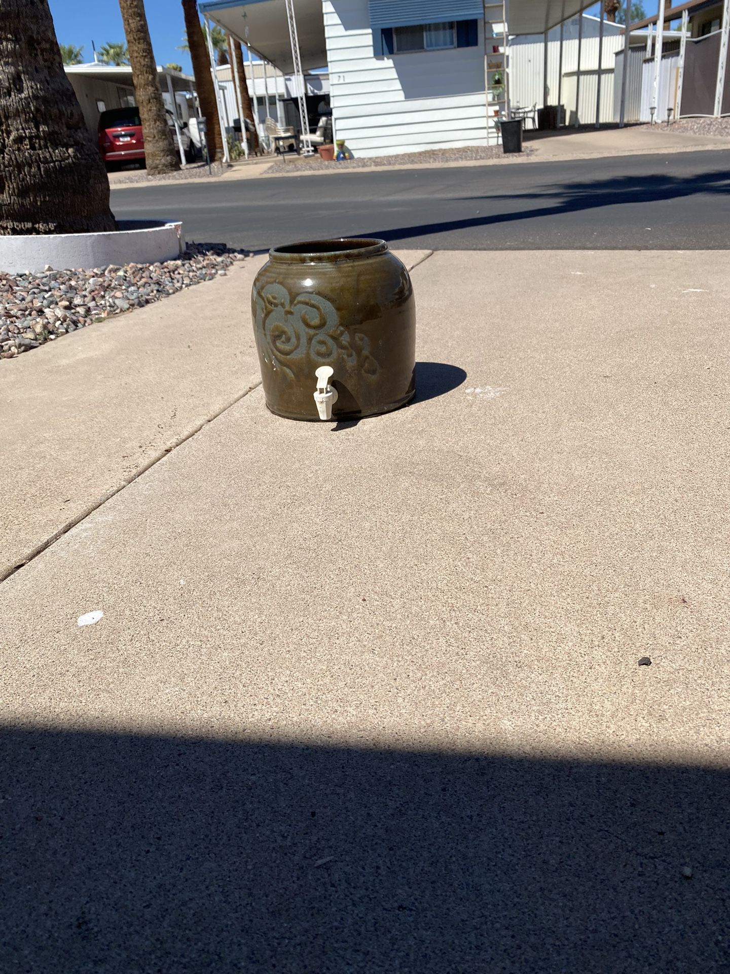 Unique Plant Pot With Spigot For Drainage 