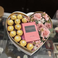 VALENTINES flower / Perfume Arrangement 
