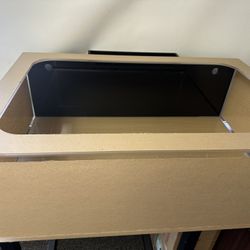 36x24x12 Eurobrqced Tank With Black Back And External Overflow