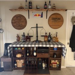Premium Foldable Bar Cabinet