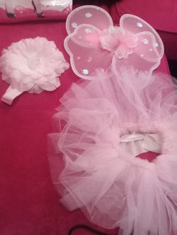 Baby Tutu Set W/Wings..New Item