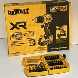 DeWalt 1/2” Compact 20V 3Pc Drill/Driver Kit