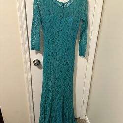 Turquoise dress
