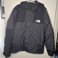 Men’s The North Face Brandon Down Tri Climate Hooded Waterproof Jacket Black 550