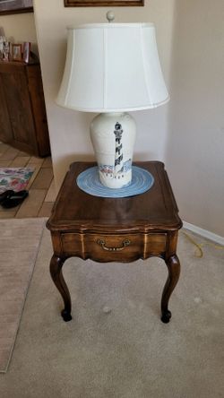 Cherry Wood End Table