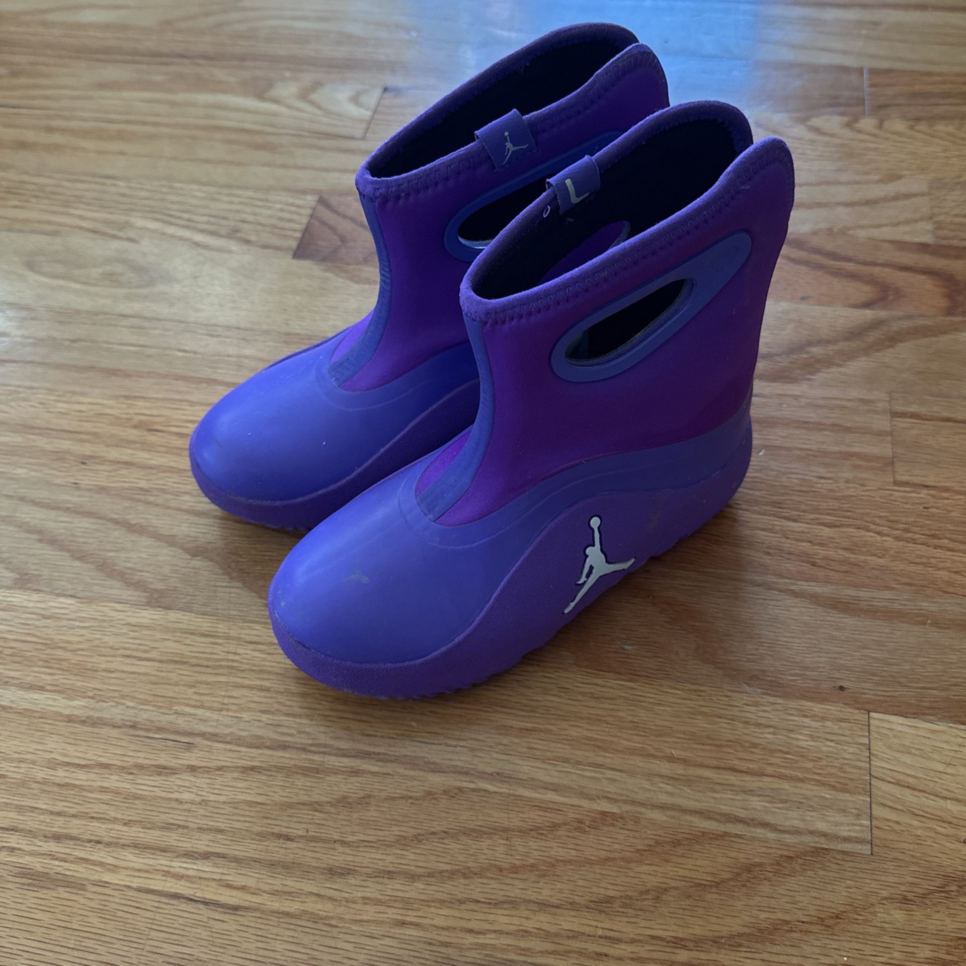 Purple Jordan Boots