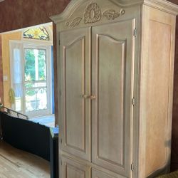 Light Wood Armoire