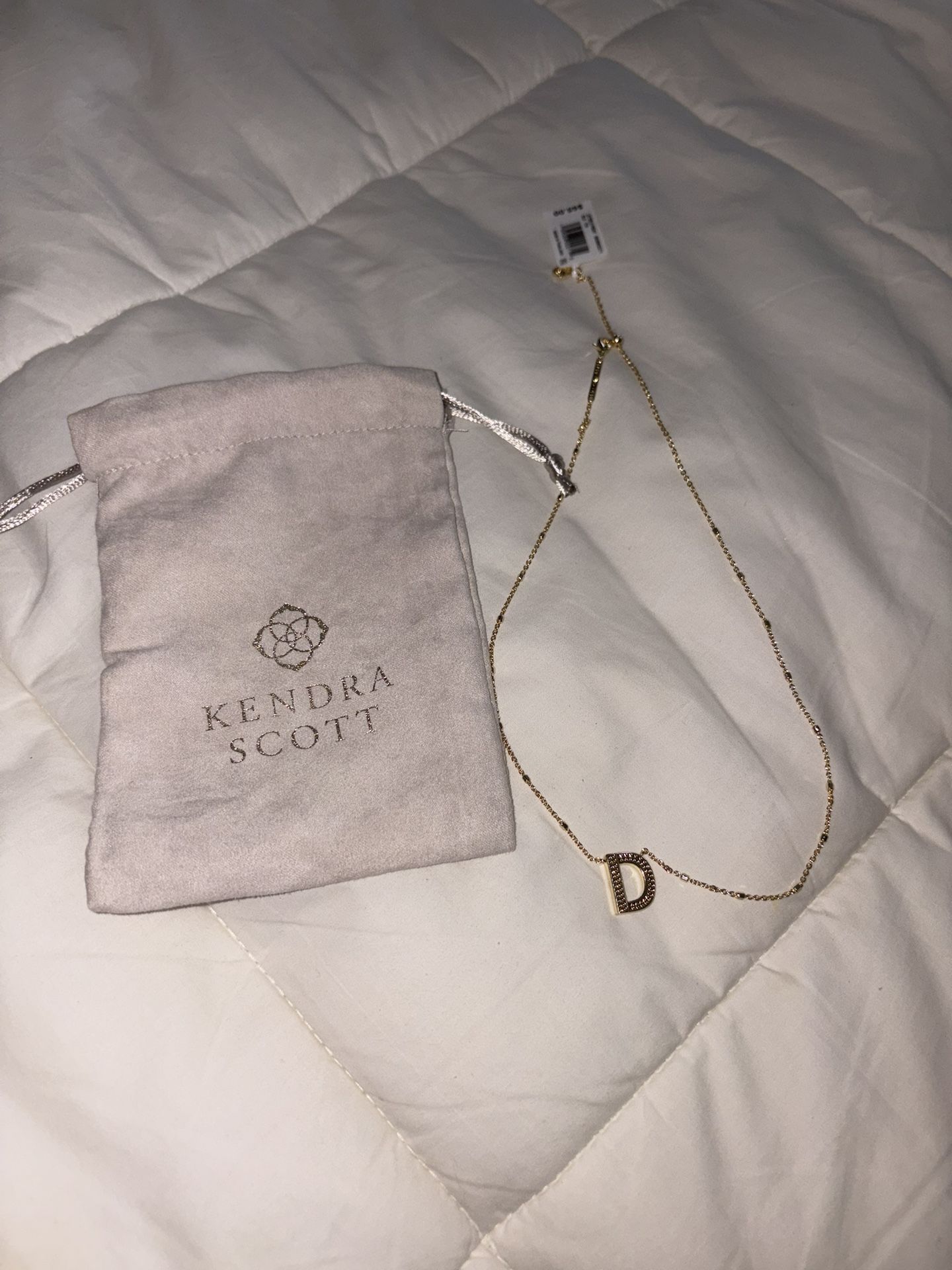 D Initial Kendra Scott Pendent Necklace