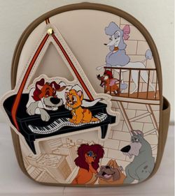 Disney Loungefly Oliver and Company Mini Backpack Exclusive NWT