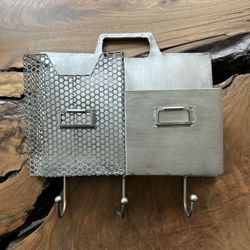 Wall Mounted Mail And Coat Holder