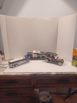 Greyhound Bank, Car Radio and 57 Chevy Police Car