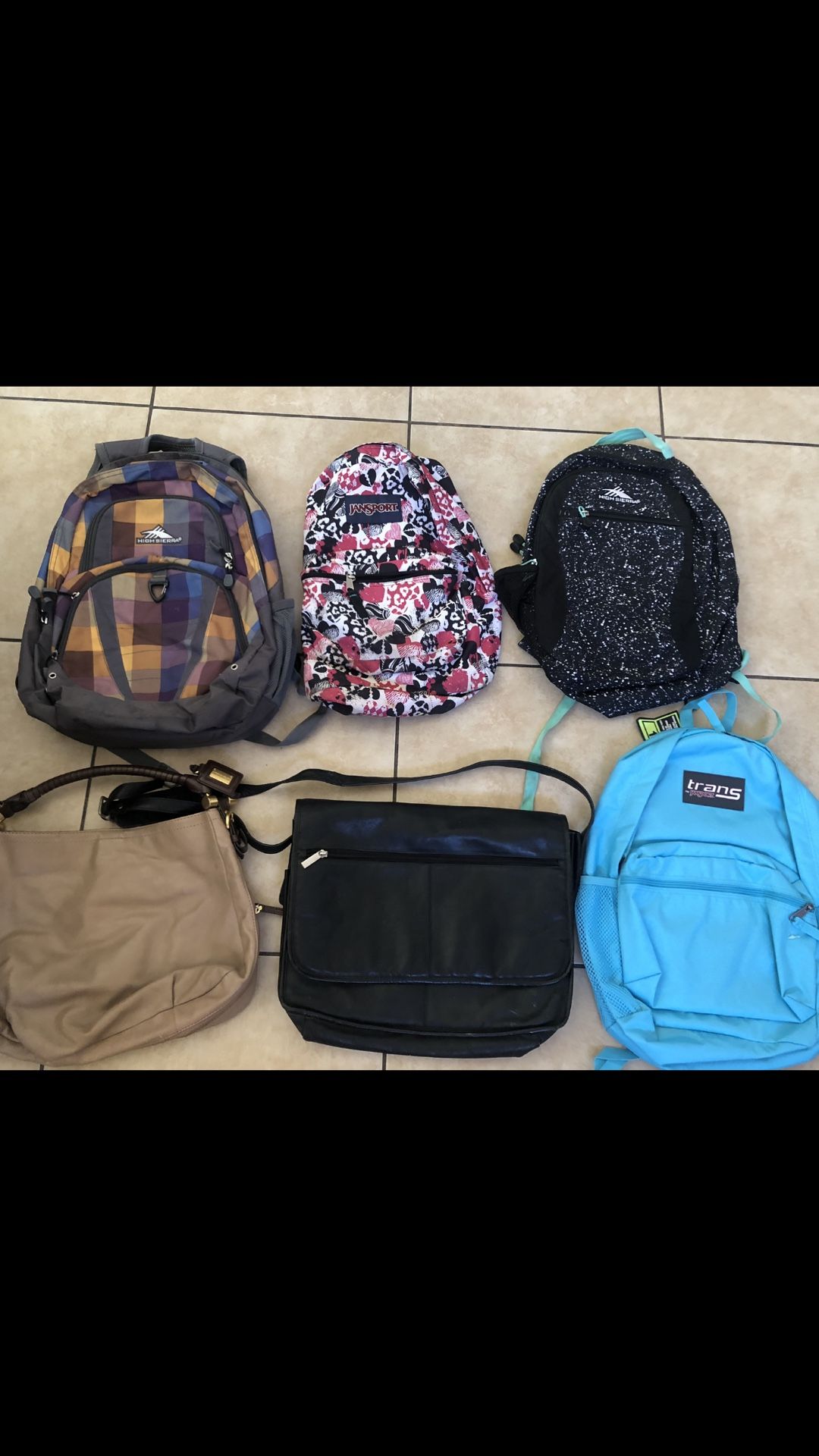 Backpacks And Laptop Bag