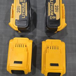 Baterías de Ion-Litio de 8000mAh 20V 8.0Ah de Remplazo
Compatibles con Herramientas  Dewalt