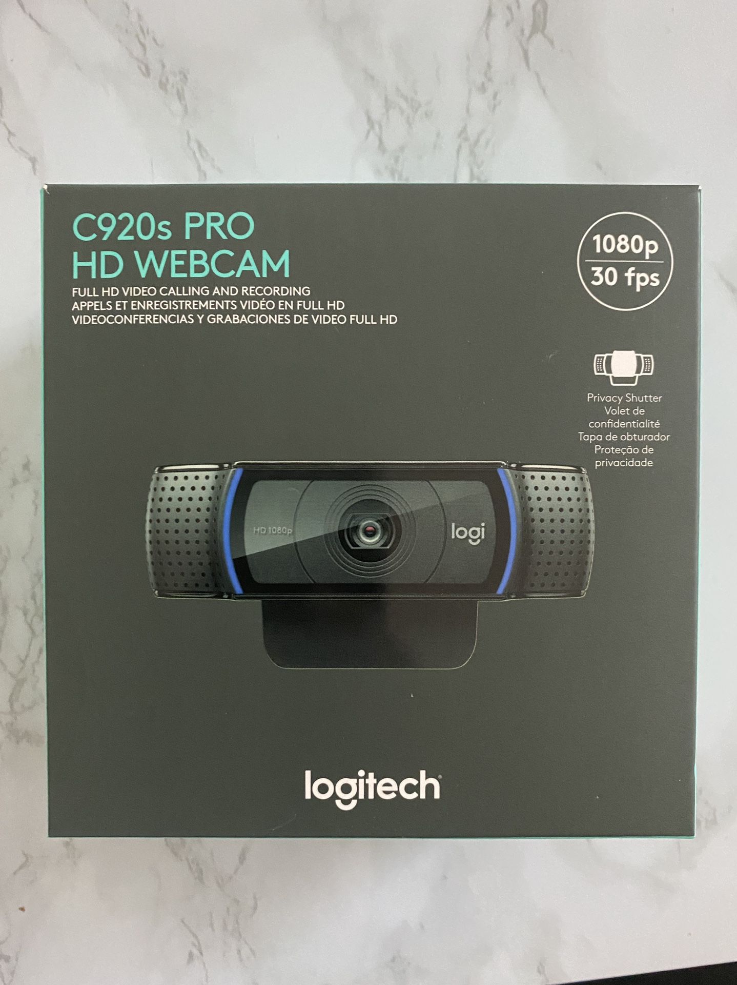 Logitech C920s HD pro webcam