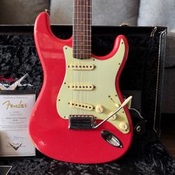 2018 Fender Custom Shop Willcutt "The '63" Stratocaster Relic Fiesta Red