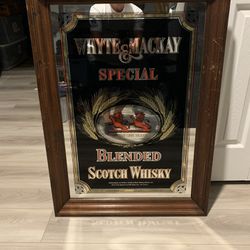  Vintage Whyte & Mackey Whiskey sign