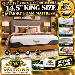 ποΈ LUXURY KING SIZE 14.5β DYNASTY COOLBREEZE GEL MEMORY FOAM MATTRESS π