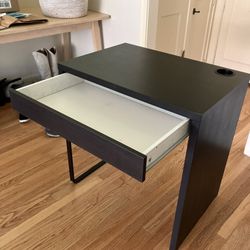 Ikea Black Micke Desk Great Condition