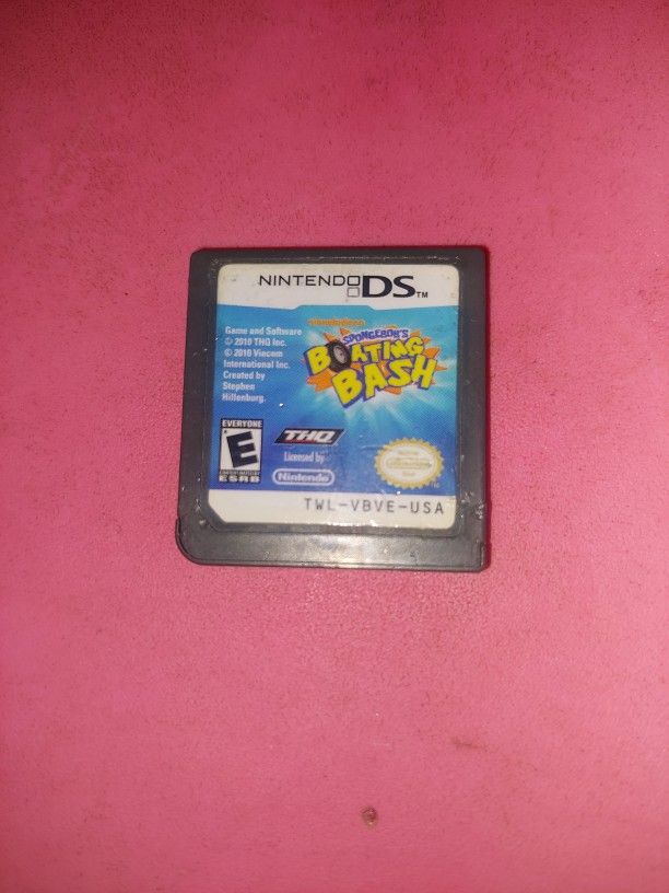 Spongebobs Boating Bash For Nintendo DS 