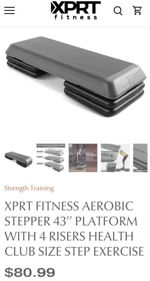 XPRT Fitness Stepper 43in Platform (Two)