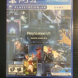 Playstation VR Demo Disk Vol 2 For PS4 Brand New Sealed