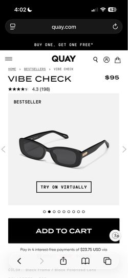 QUAY polarized Vibe check sunglasses