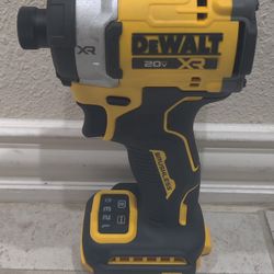 DeWalt NO BATTERY 20Volts XR 1/4in 3-Speeds High Torque Brushless Impact Driver - New