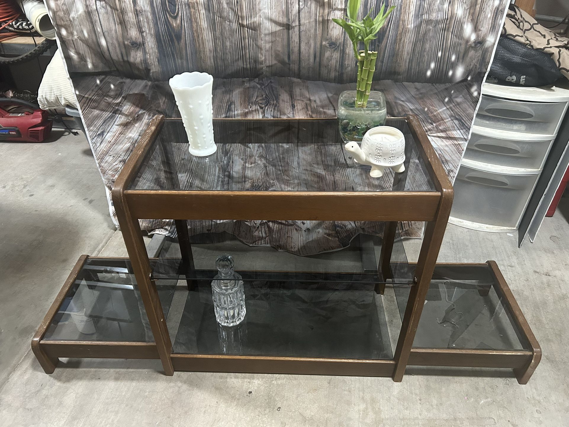 Glass Shelving Unit